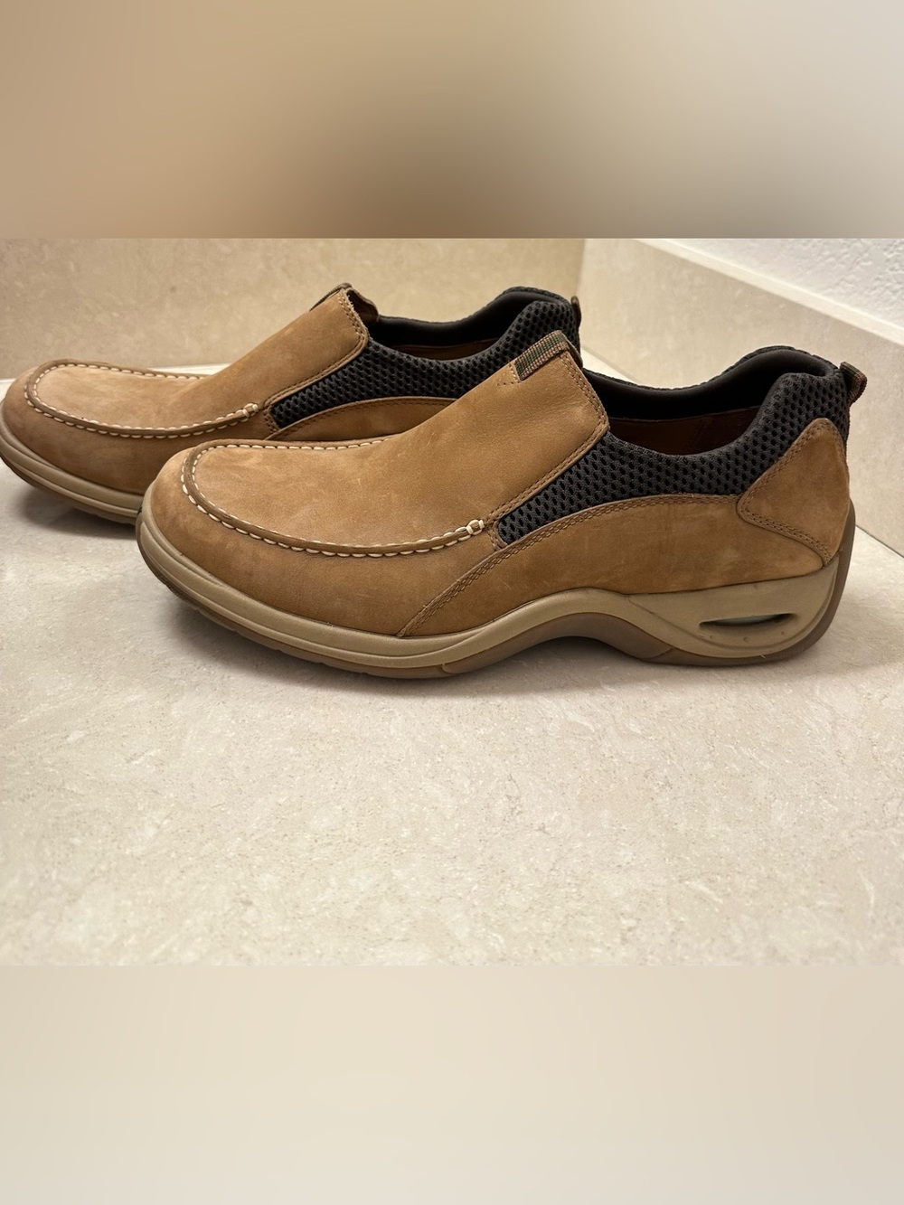 NWOT Men’s Cole Haan country Suede Slip on Shoes Nike Air Soles C02331, size 10 - Picture 13 of 13